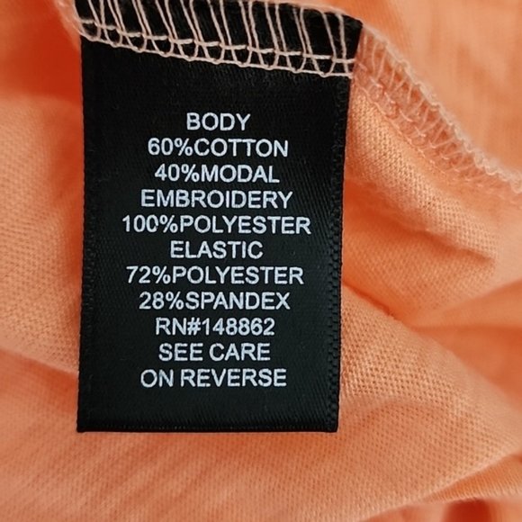 Torrid - Cotton Modal Slub Square Neck Smocked Babydoll Tank in Papaya P… - Picture 7 of 12